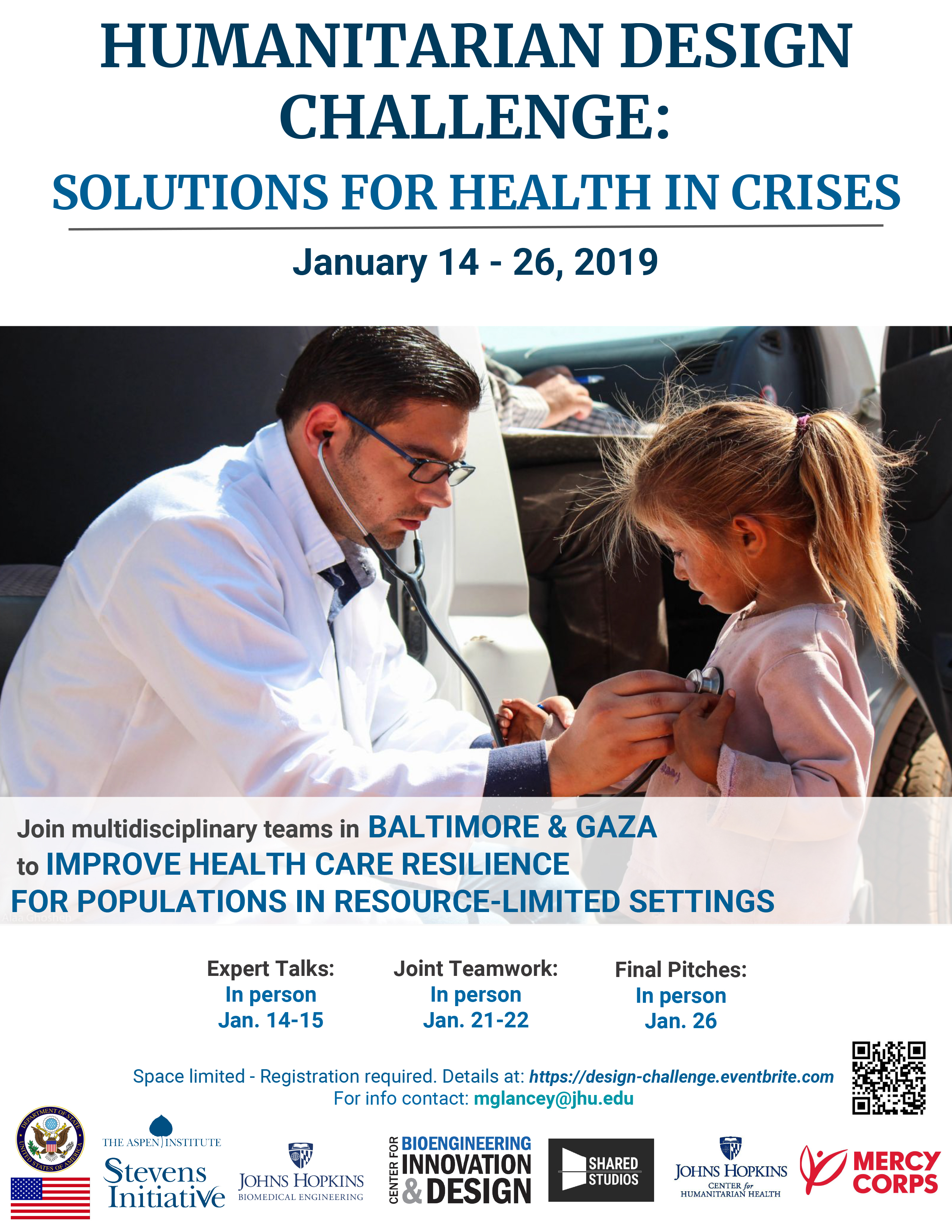 The Johns Hopkins Center for Bioengineering Innovation & Design |  Humanitarian Design Hackathon - The Johns Hopkins Center for Bioengineering  Innovation & Design