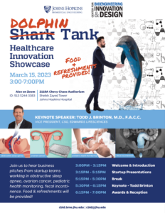 2023 Dolphin Tank Healthcare Innovation Showcase @ 2119A Chevy Chase Auditorium