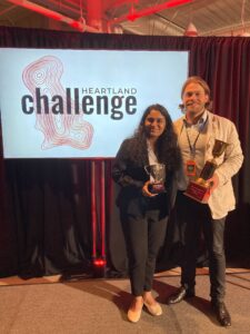 Current CBID team SomnOSA, takes first place at the Investor Round Tables and Elevator Pitch Competition at the University of Arkansas Heartland Challenge Startup Competition.