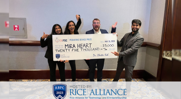 MiraHeart Wins $25,000 @ Rice Business Plan Competition